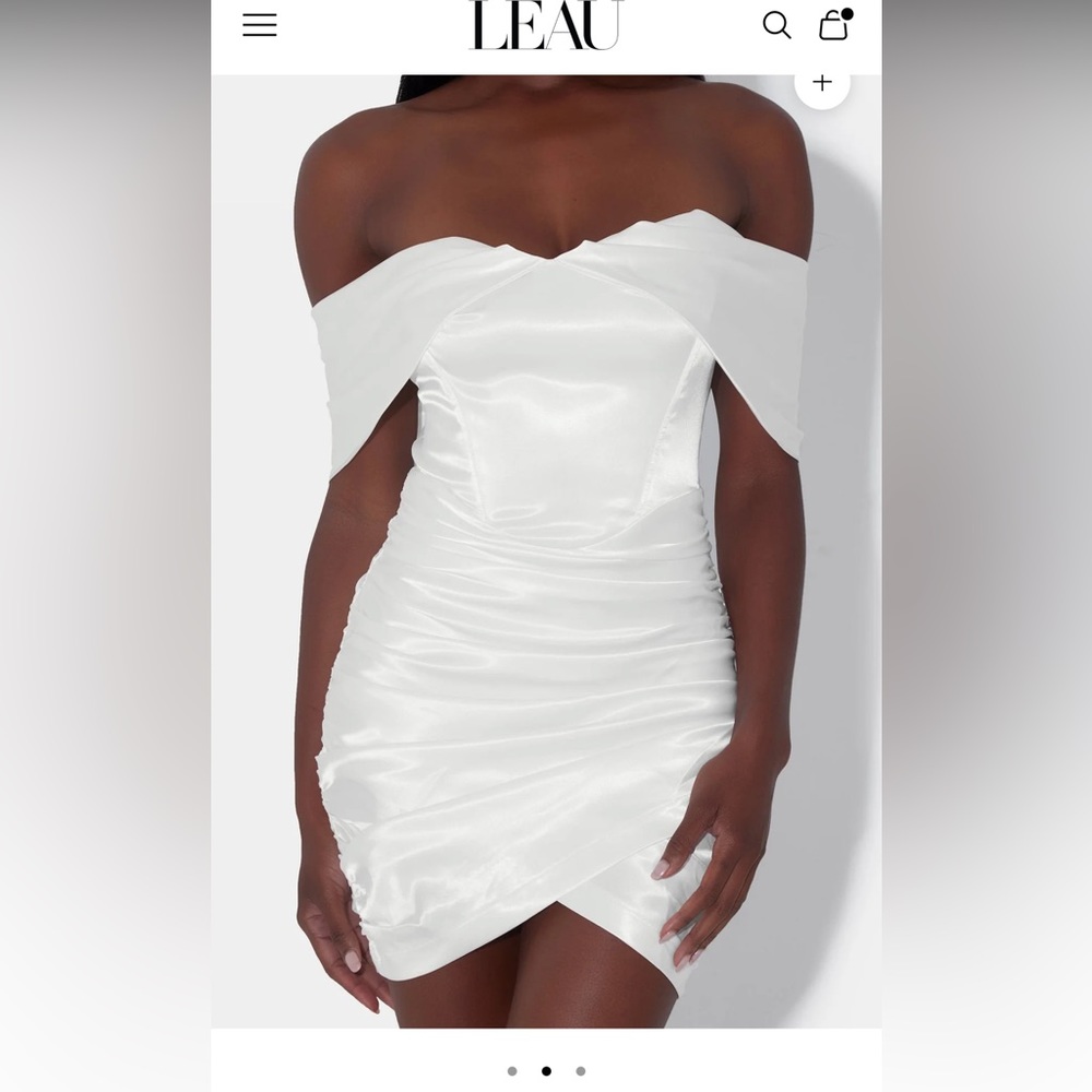 Brand new LEAU white dress Xs